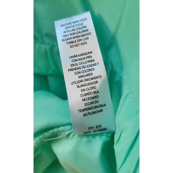 NWT Girls Windbreaker Style Jacket. Green Color, By JoLIE & joy. Size L/14 - Picture 6 of 9